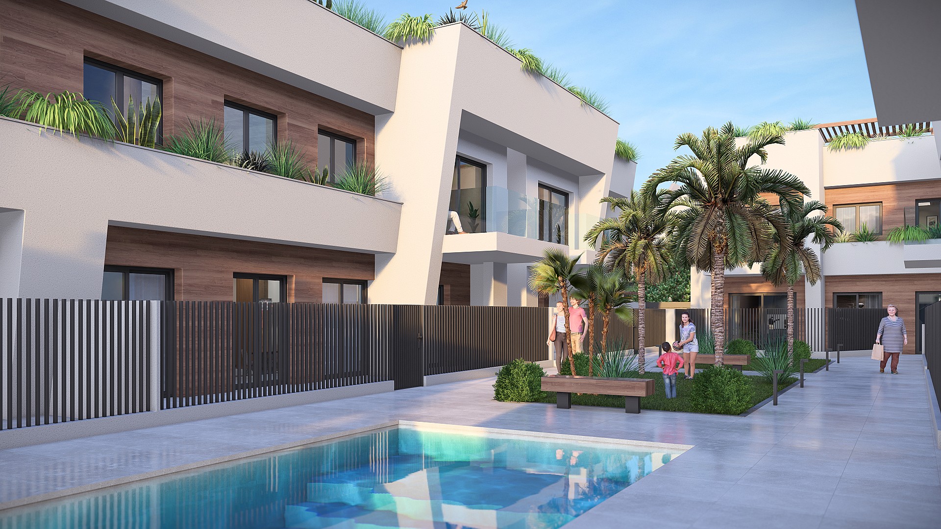 3 bedroom Apartments - solarium in Torre Pacheco - New build in Medvilla Spanje