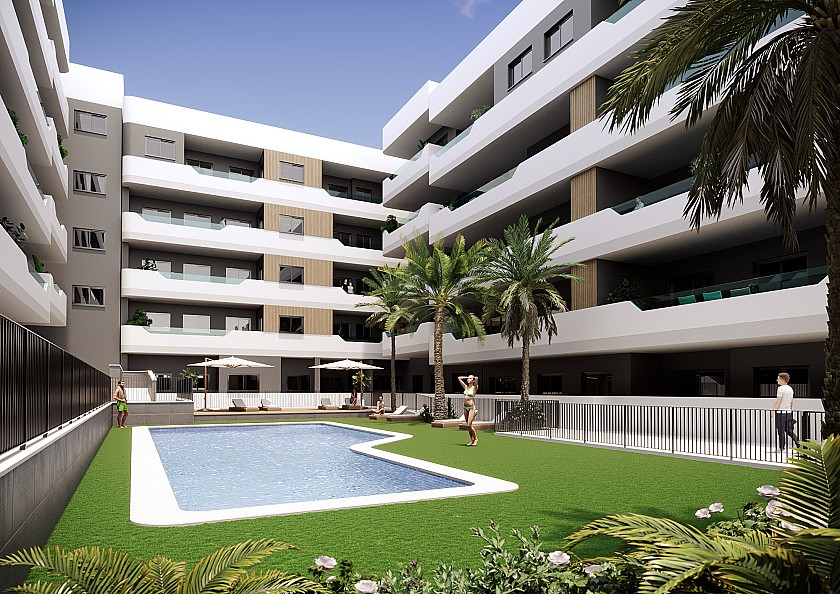 1 bedroom Apartment with terrace in Santa Pola in Medvilla Spanje