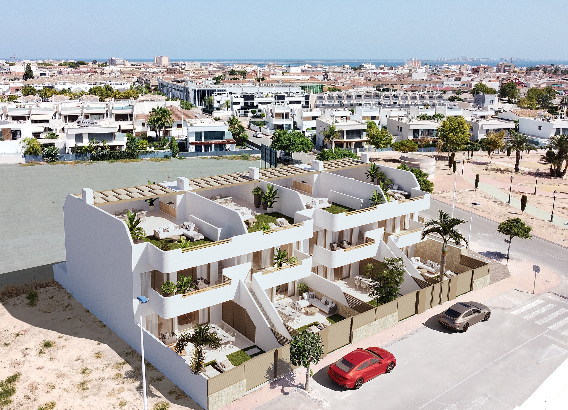 3 bedroom Apartments - solarium in San Pedro Del Pinatar in Medvilla Spanje