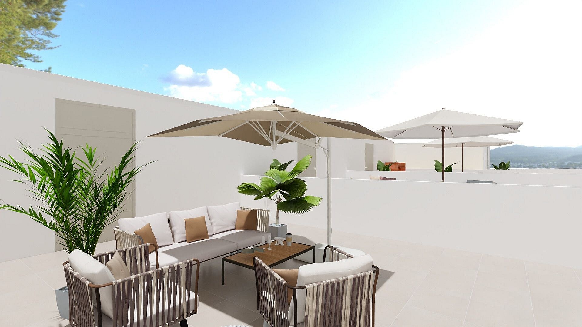 2 bedroom Apartments - solarium in Hondon de las Nieves in Medvilla Spanje