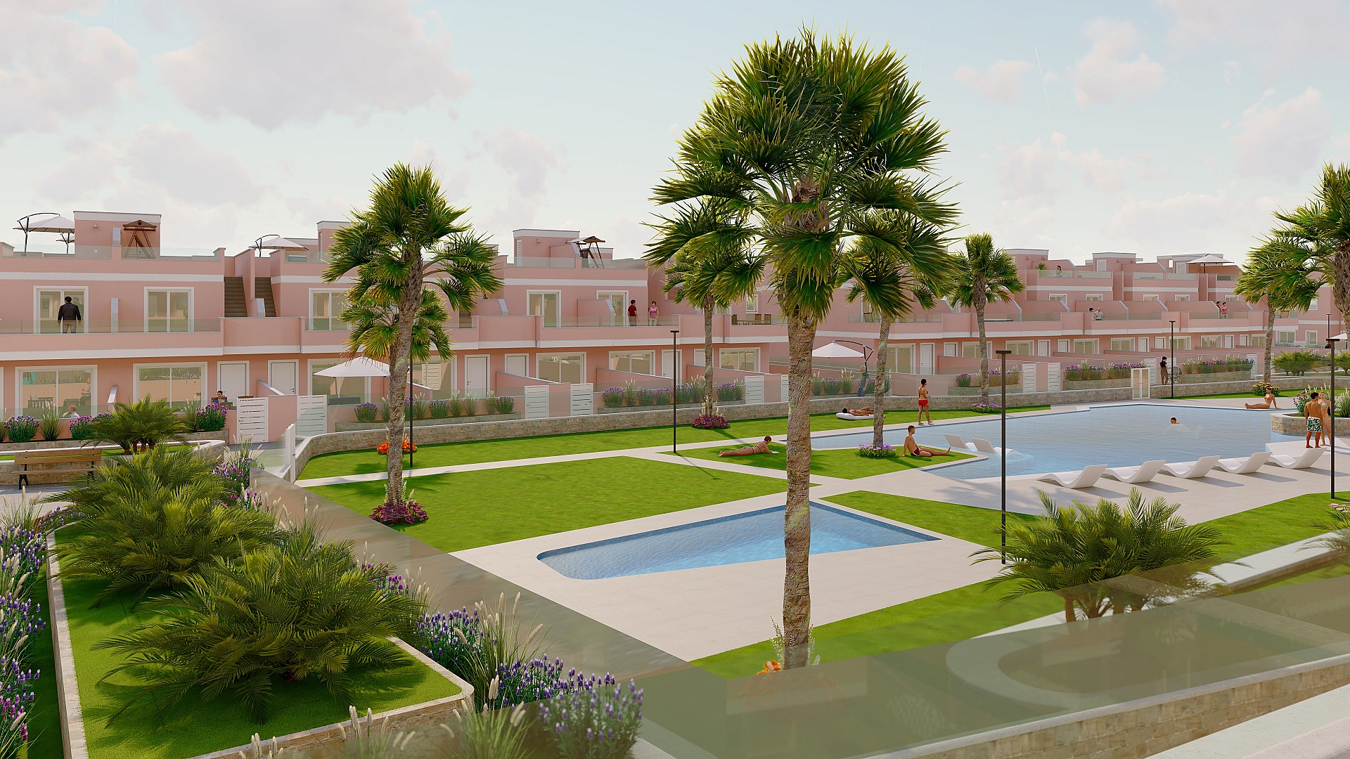 3 bedroom Apartment with garden in Pilar de la Horadada in Medvilla Spanje