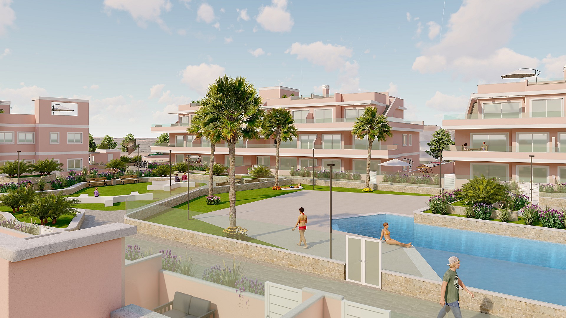 3 bedroom Apartment with garden in Pilar de la Horadada in Medvilla Spanje