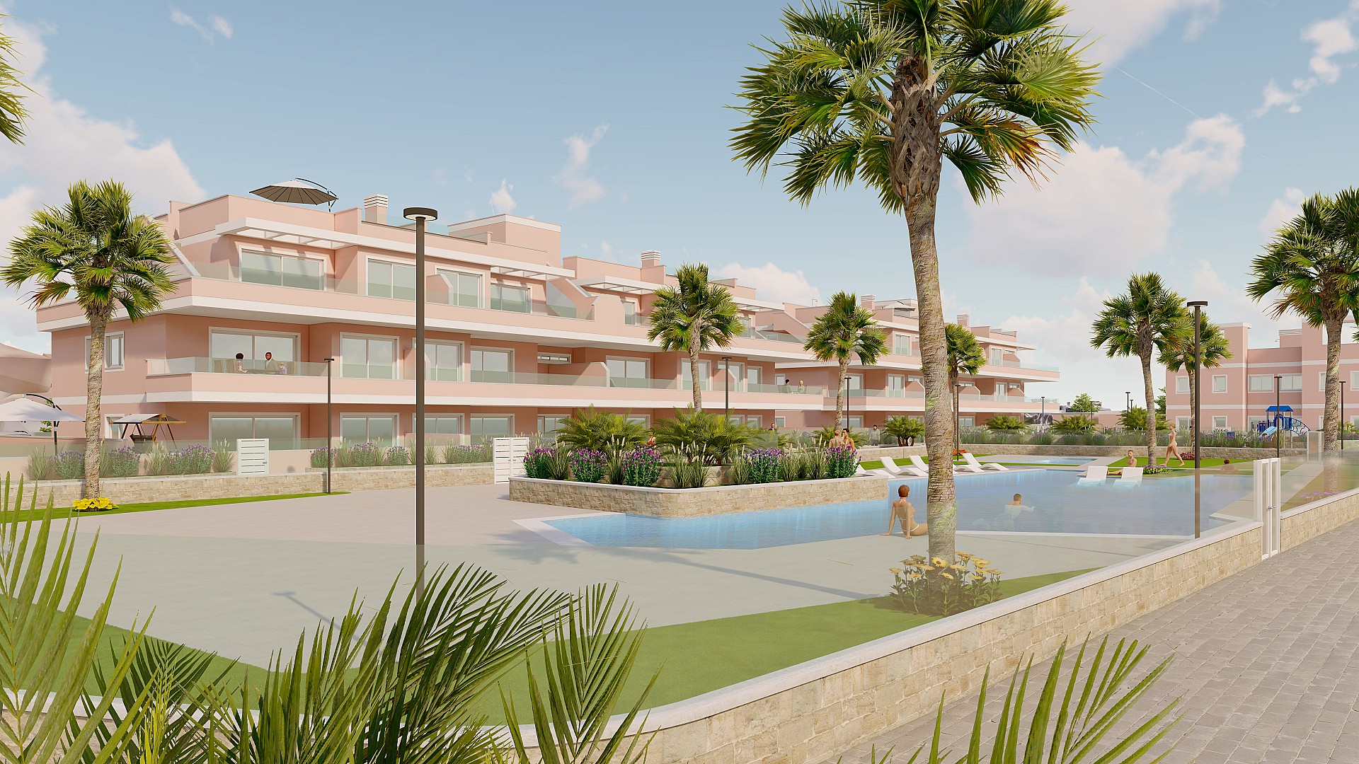 3 bedroom Apartment with garden in Pilar de la Horadada in Medvilla Spanje