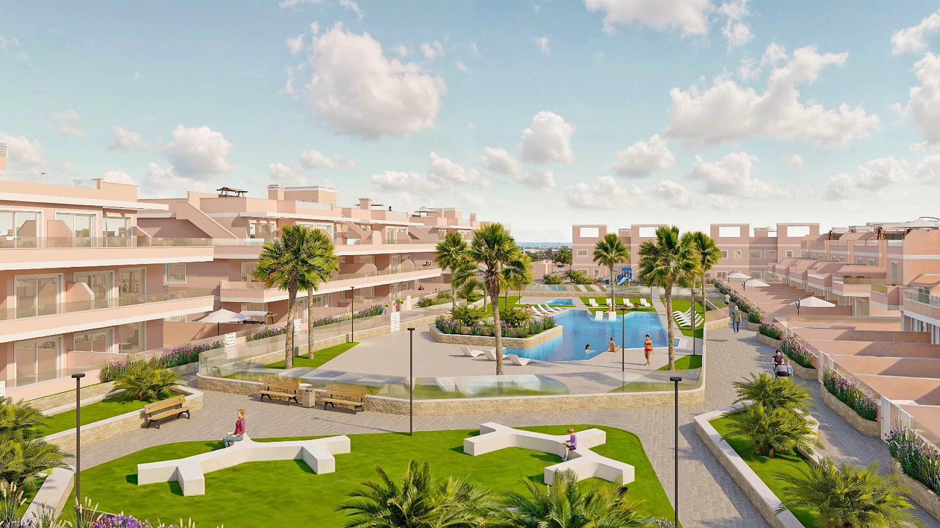 3 bedroom Apartment with garden in Pilar de la Horadada in Medvilla Spanje