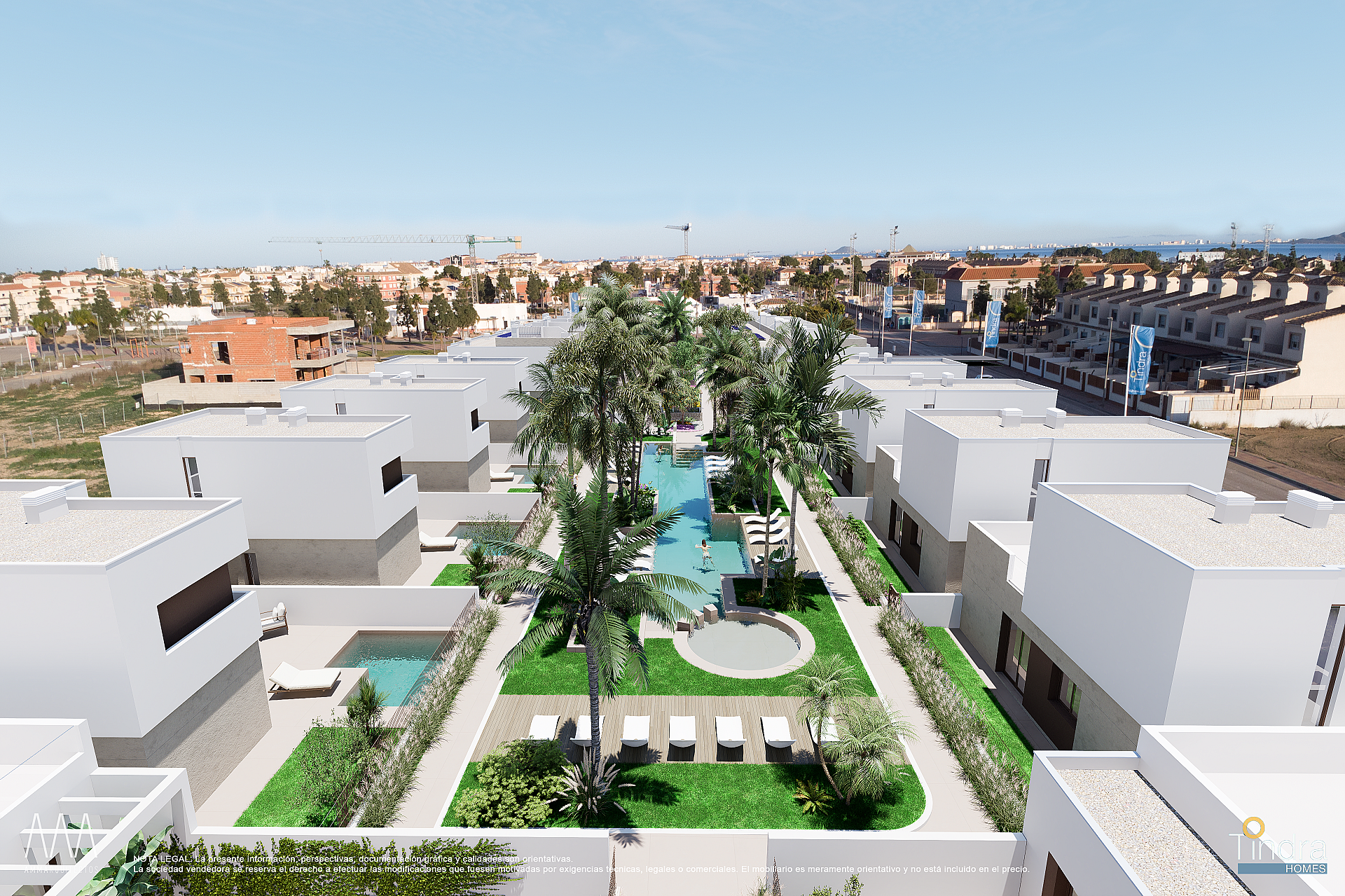 3 bedroom Apartments - solarium in Los Alcazares in Medvilla Spanje