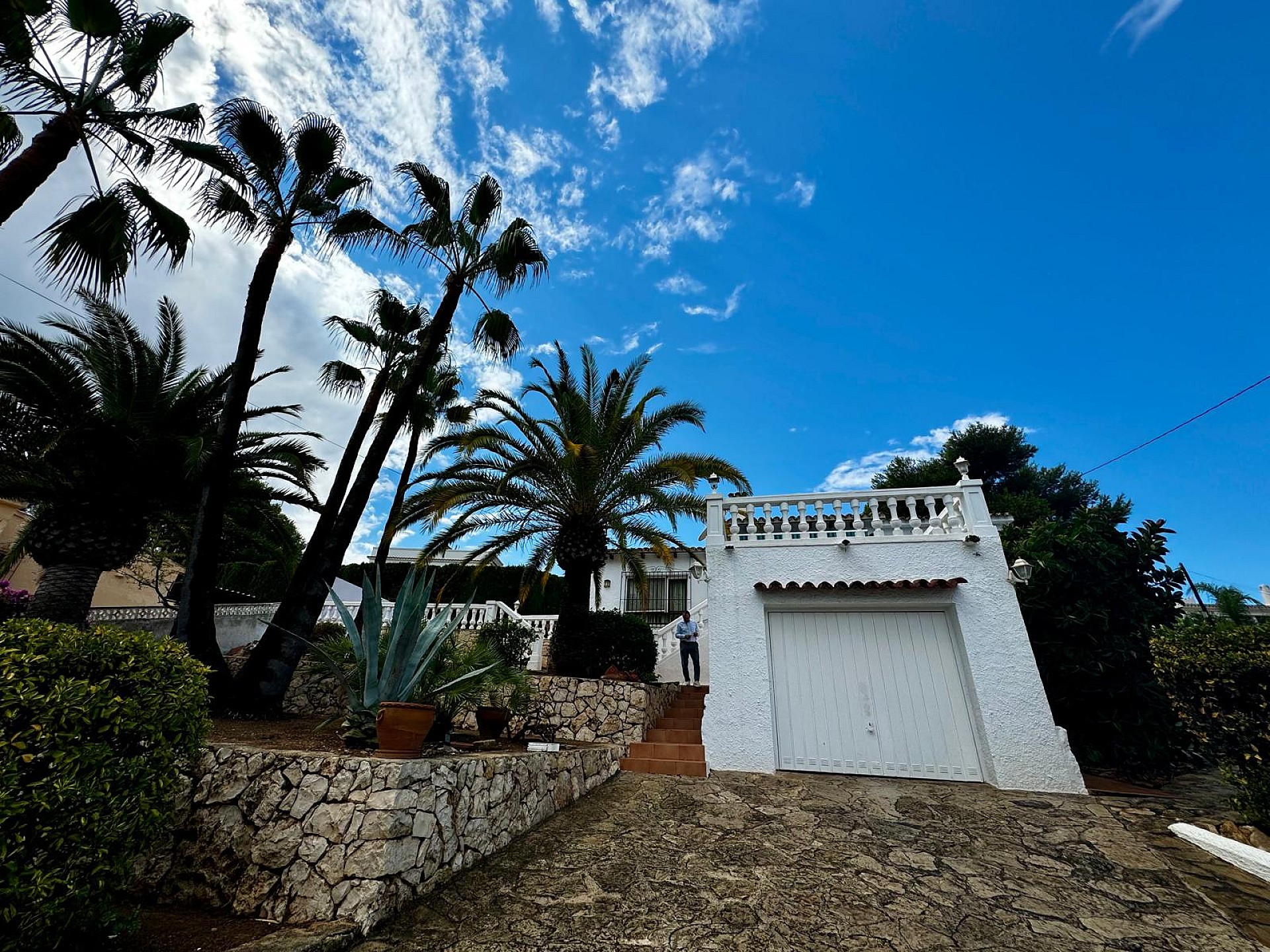 Spanish property with private pool for sale in Moraira in Medvilla Spanje