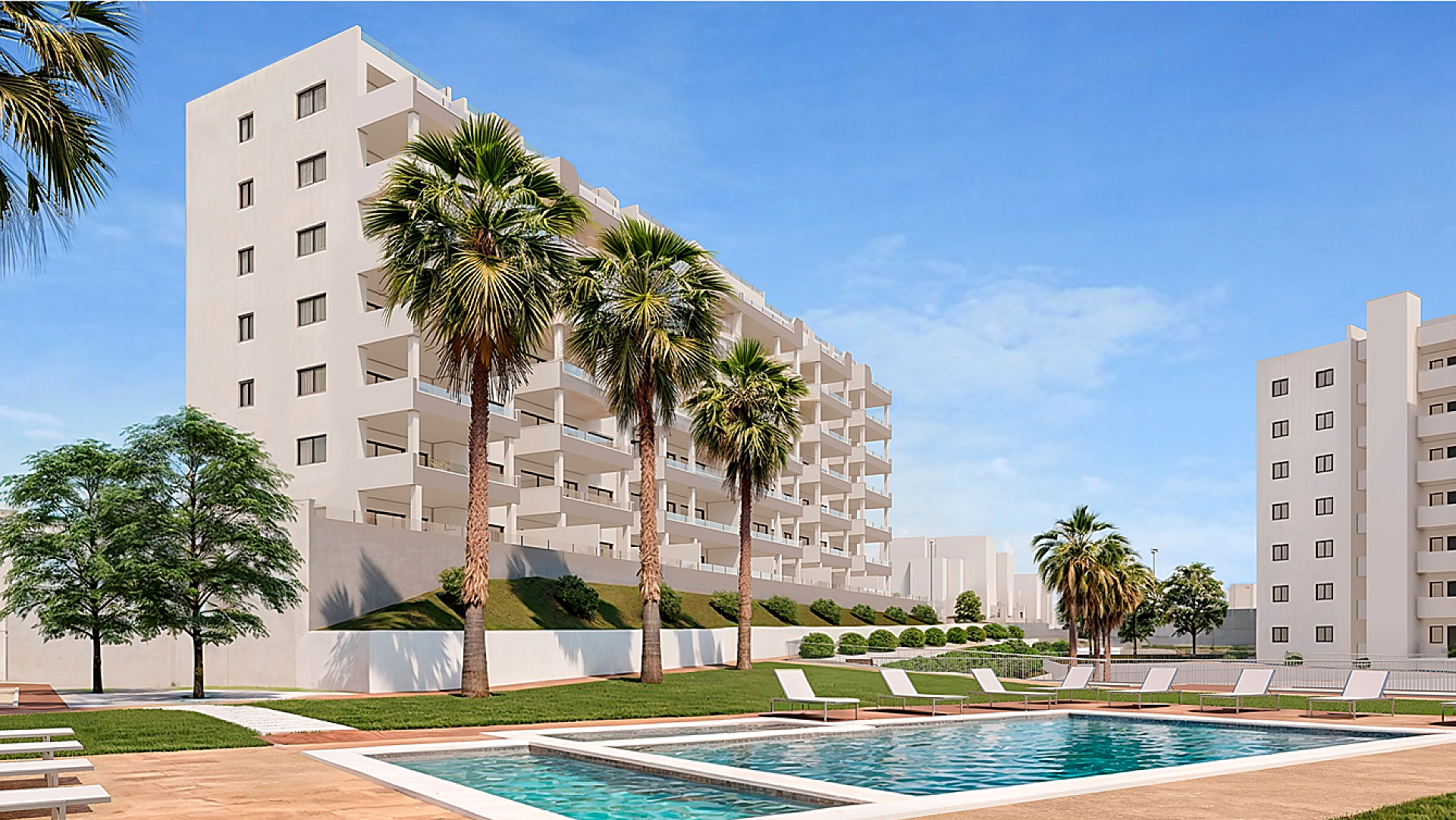 3 bedroom Apartments - solarium in San Miguel de Salinas in Medvilla Spanje